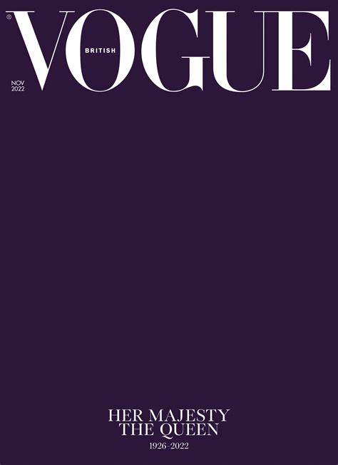 blank vogue cover.